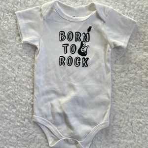 Born to Rock Baby Onesie